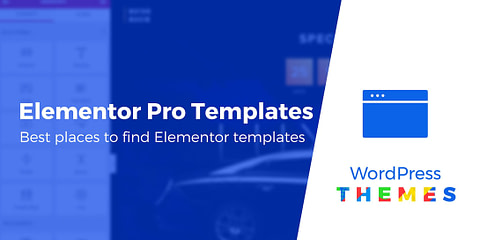 Elementor Pro templates