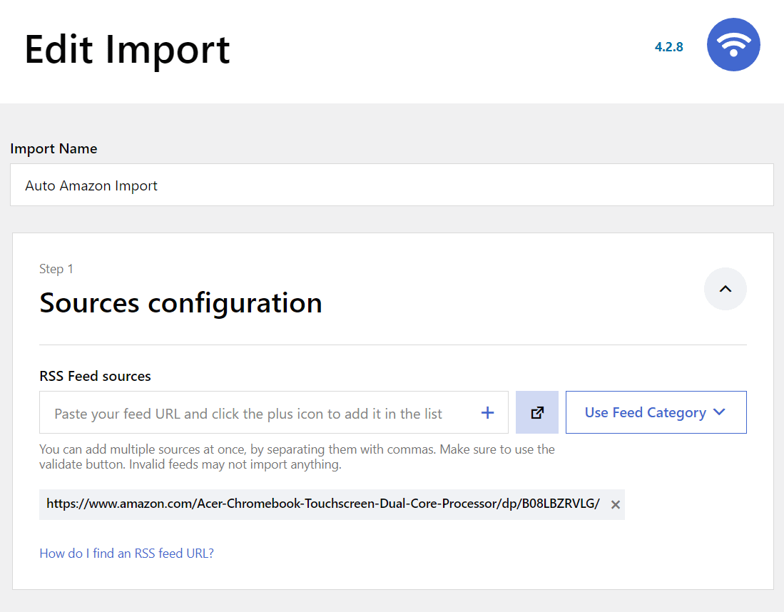 Feedzy pro import amazon product to WooCommerce.