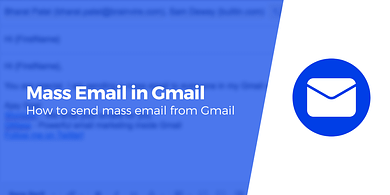 send a mass email in gmail